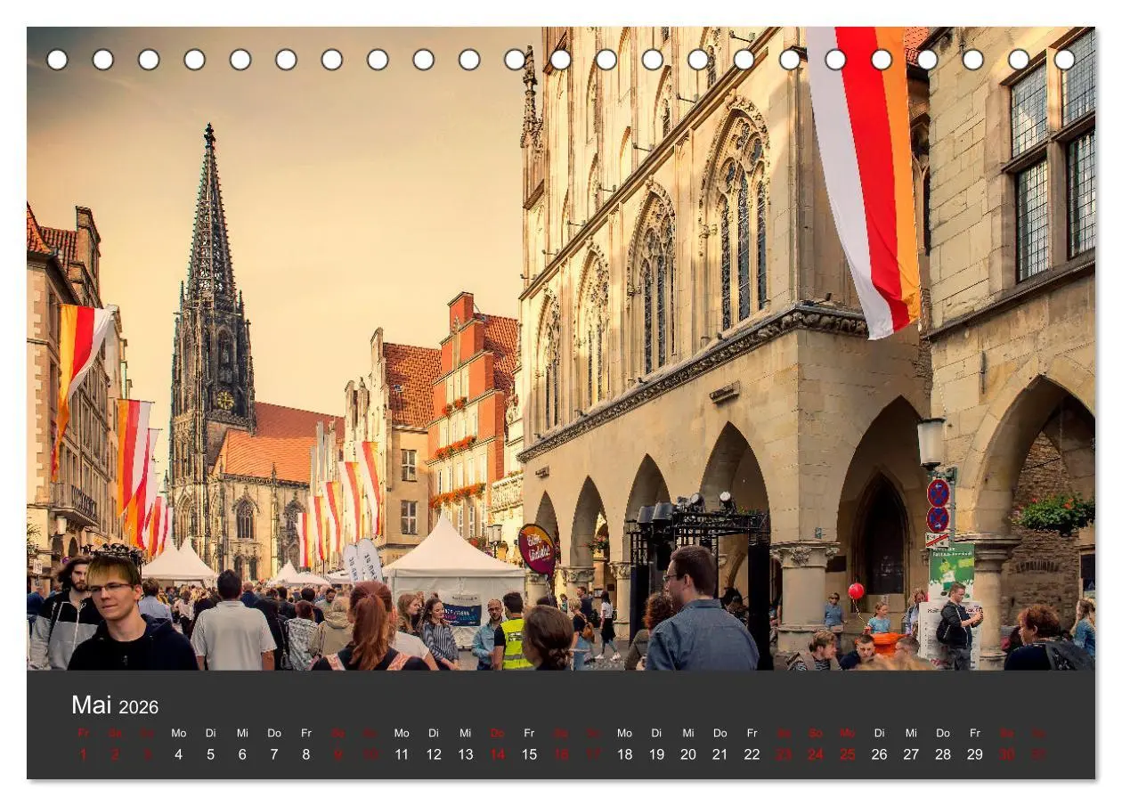 Bild: 9783457631614 | Abenteuer Münster - Echt jovel! (Tischkalender 2026 DIN A5 quer),...