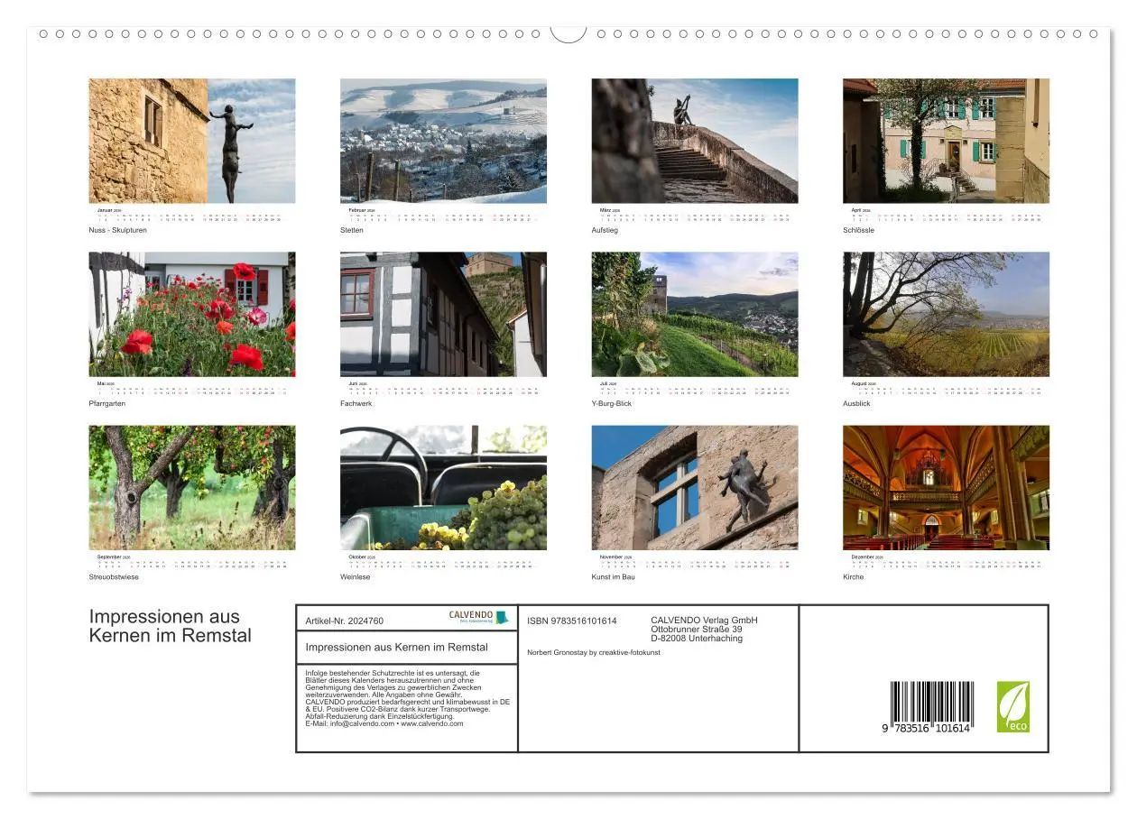 Bild: 9783516101614 | Impressionen aus Kernen im Remstal (hochwertiger Premium...