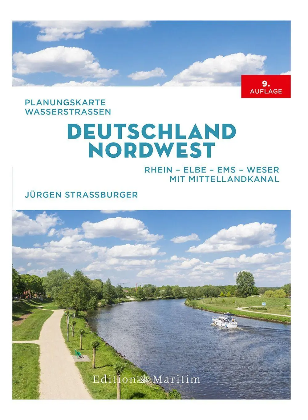 Cover: 9783667131614 | Planungskarte Wasserstraßen Deutschland Nordwest | Jürgen Straßburger