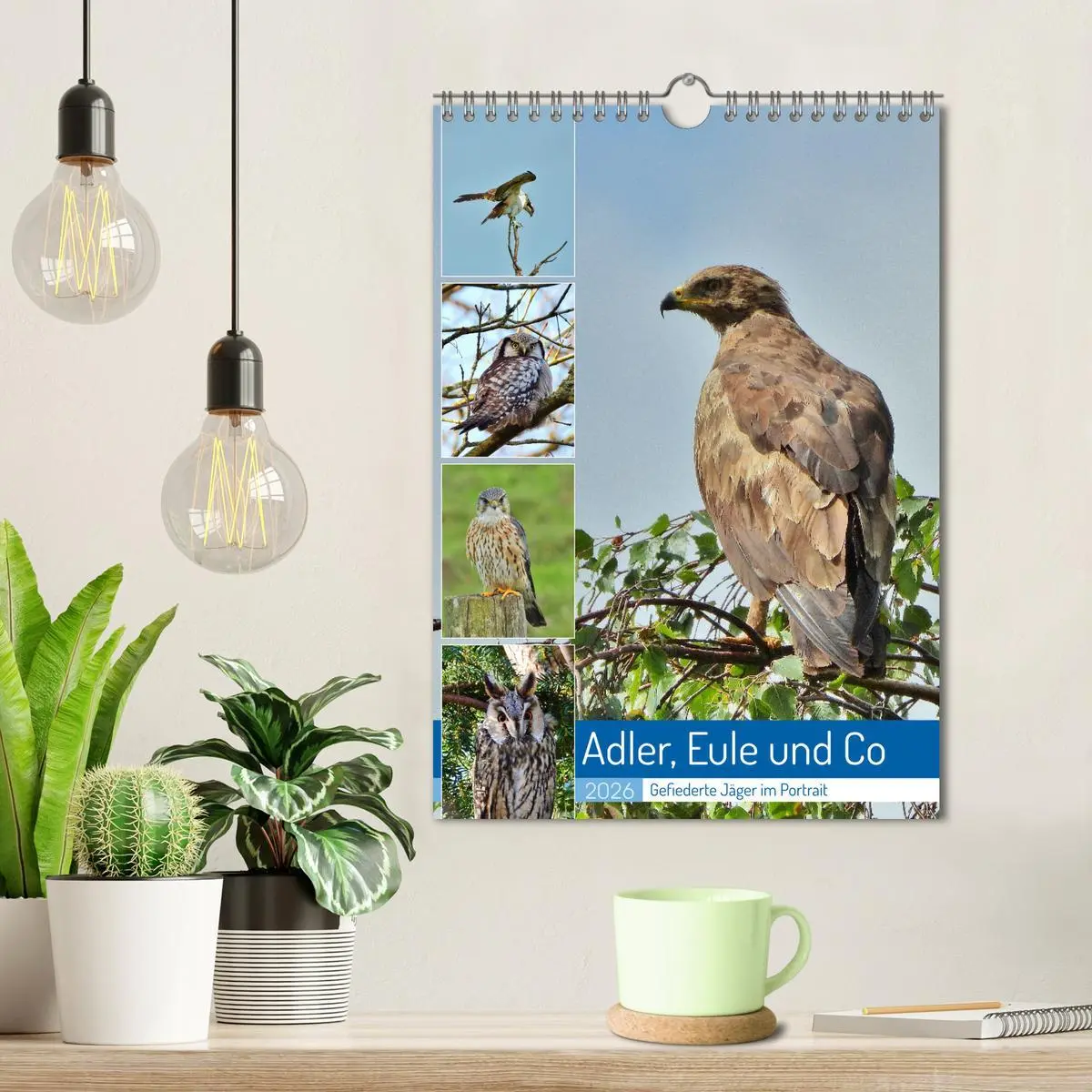 Bild: 9783516331714 | Adler, Eule und Co - Gefiederte Jäger im Portrait (Wandkalender...
