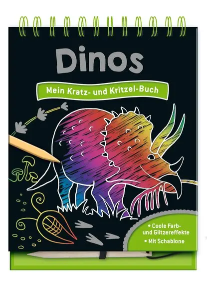 Cover: 9783741511714 | Dinos - Mein Kratz- und Kritzel-Buch | Buch | 18 S. | Deutsch | 2022