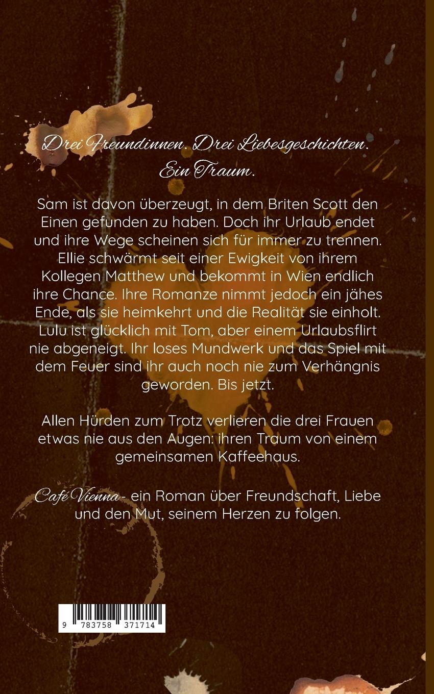 Rückseite: 9783758371714 | Café Vienna | Grace Falter | Taschenbuch | Paperback | 474 S. | 2024