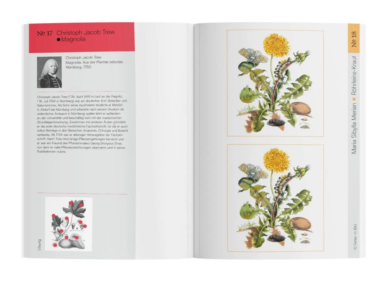Bild: 9783968491714 | Finde den Fehler - 50 Botanische Illustrationen | Bildersuchrätsel