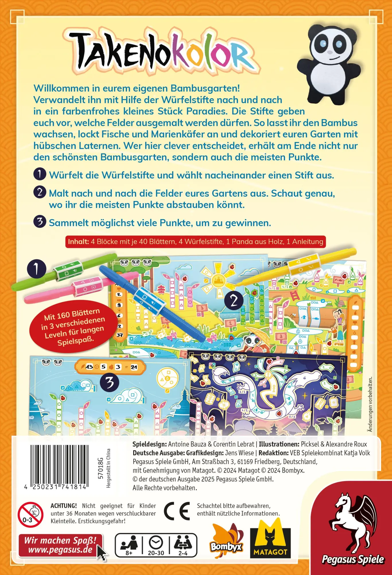 Bild: 4250231741814 | Takenokolor | Spiel | 57018G | Deutsch | 2025 | Pegasus Spiele GmbH