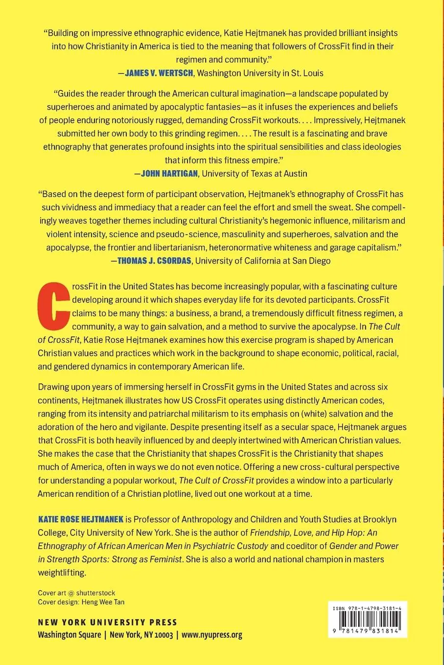 Rückseite: 9781479831814 | The Cult of Crossfit | Katie Rose Hejtmanek | Taschenbuch | Englisch