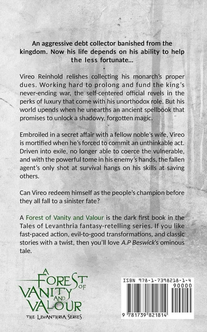 Rückseite: 9781739821814 | A Forest Of Vanity And Valour | A. P Beswick | Taschenbuch | Englisch