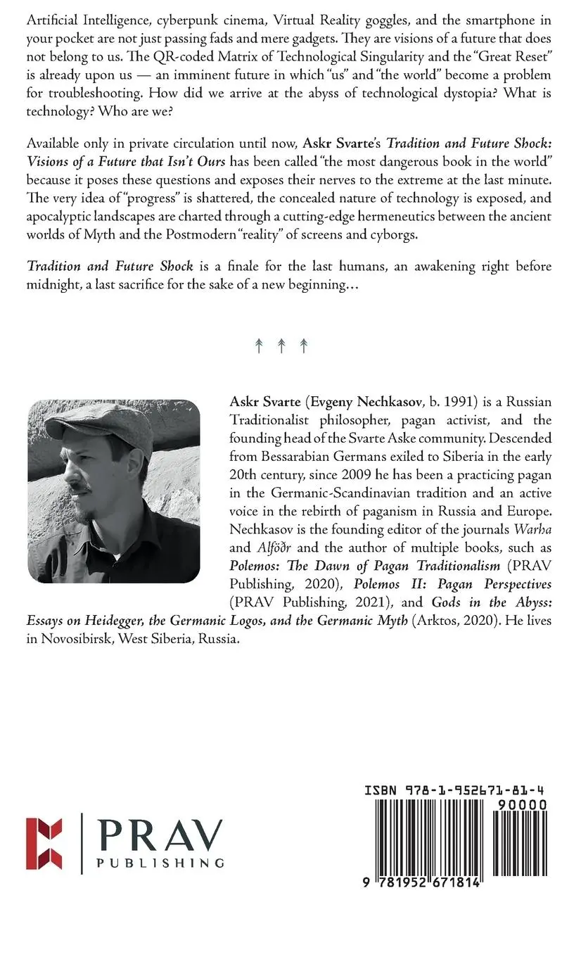 Rückseite: 9781952671814 | Tradition and Future Shock | Visions of a Future that Isn't Ours