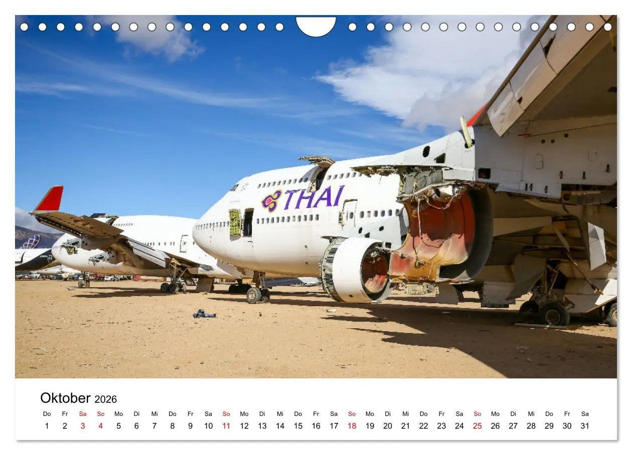 Bild: 9783457611814 | GROUNDED (Wandkalender 2026 DIN A4 quer), CALVENDO Monatskalender