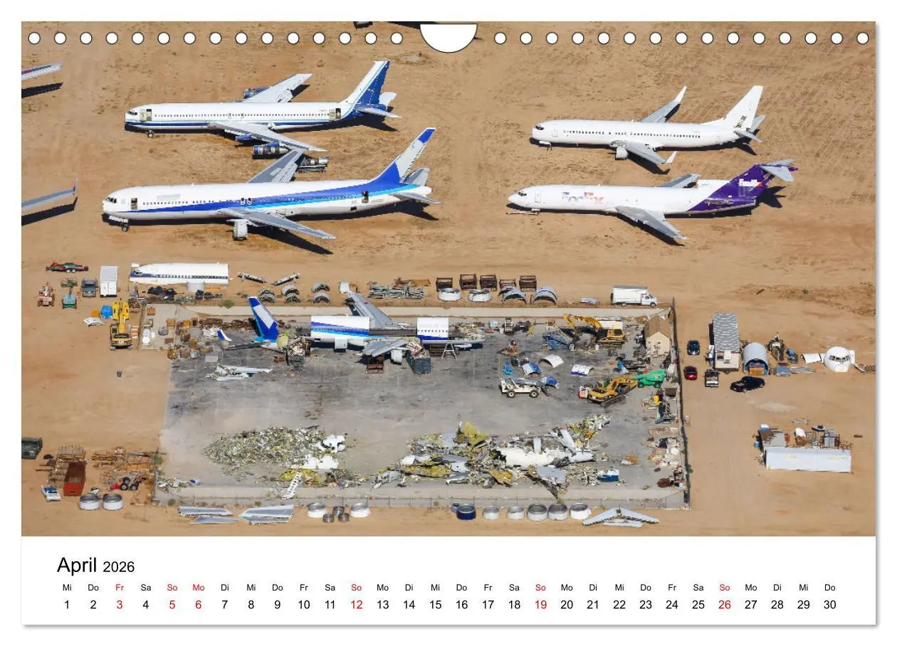 Bild: 9783457611814 | GROUNDED (Wandkalender 2026 DIN A4 quer), CALVENDO Monatskalender