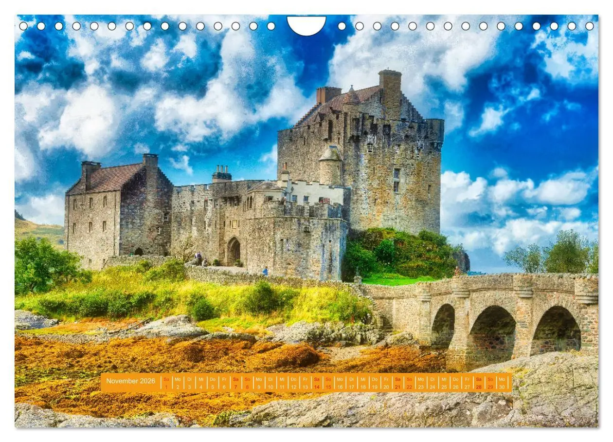 Bild: 9783457781814 | Schottlands Burgen und Schlösser (Wandkalender 2026 DIN A4 quer),...