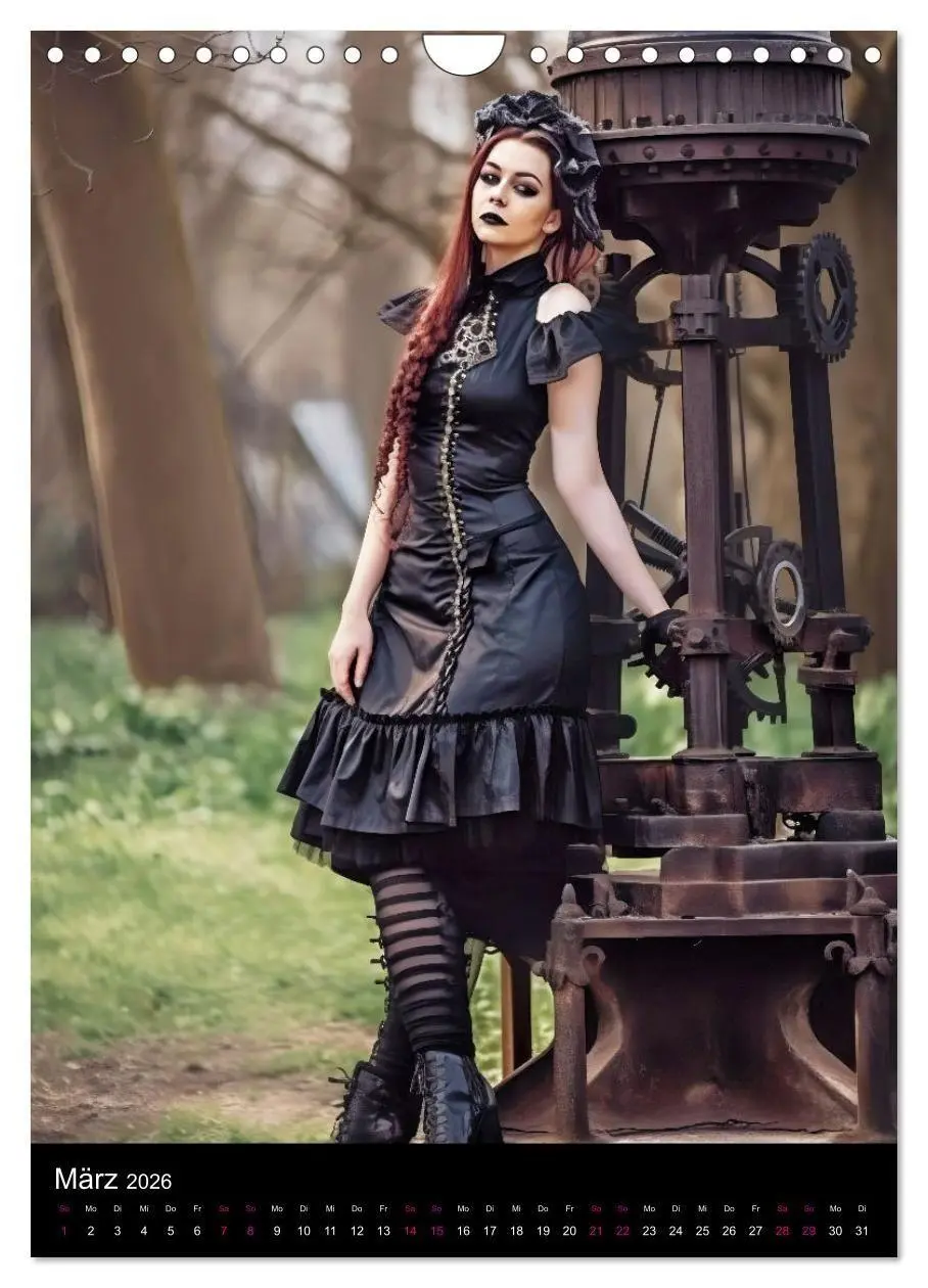 Bild: 9783516321814 | Gothic Kalender - Ein Jahr voller Gothic-Mystik und Eleganz...