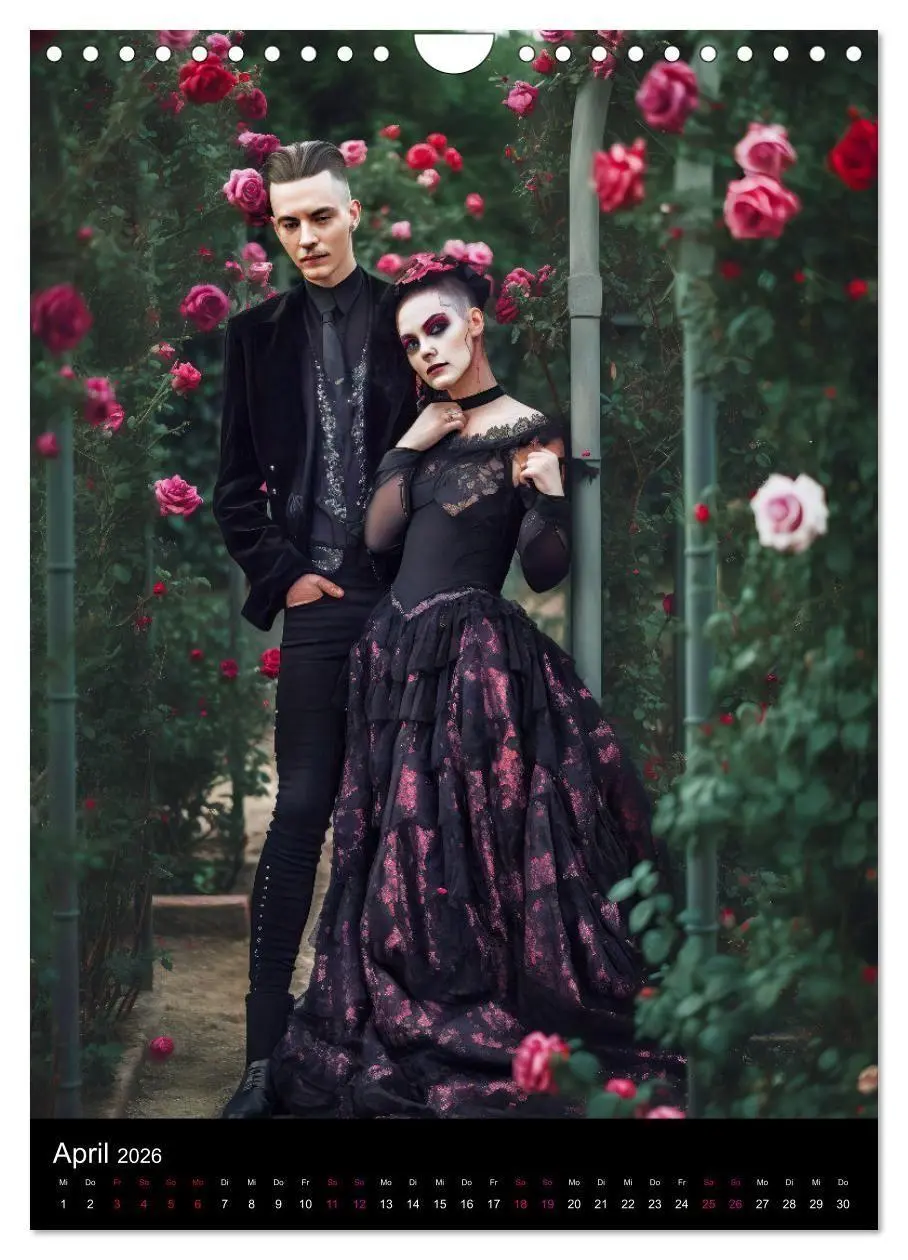Bild: 9783516321814 | Gothic Kalender - Ein Jahr voller Gothic-Mystik und Eleganz...
