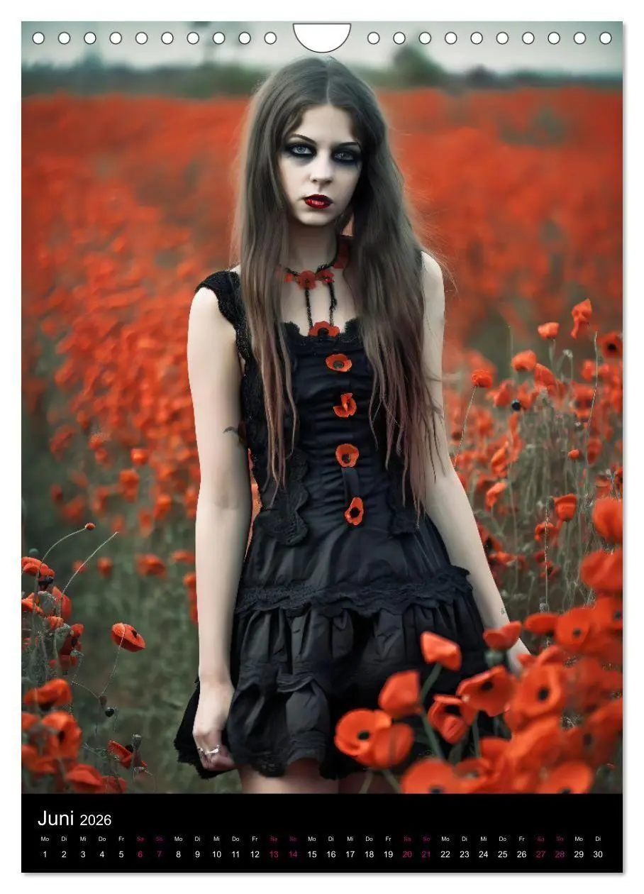 Bild: 9783516321814 | Gothic Kalender - Ein Jahr voller Gothic-Mystik und Eleganz...