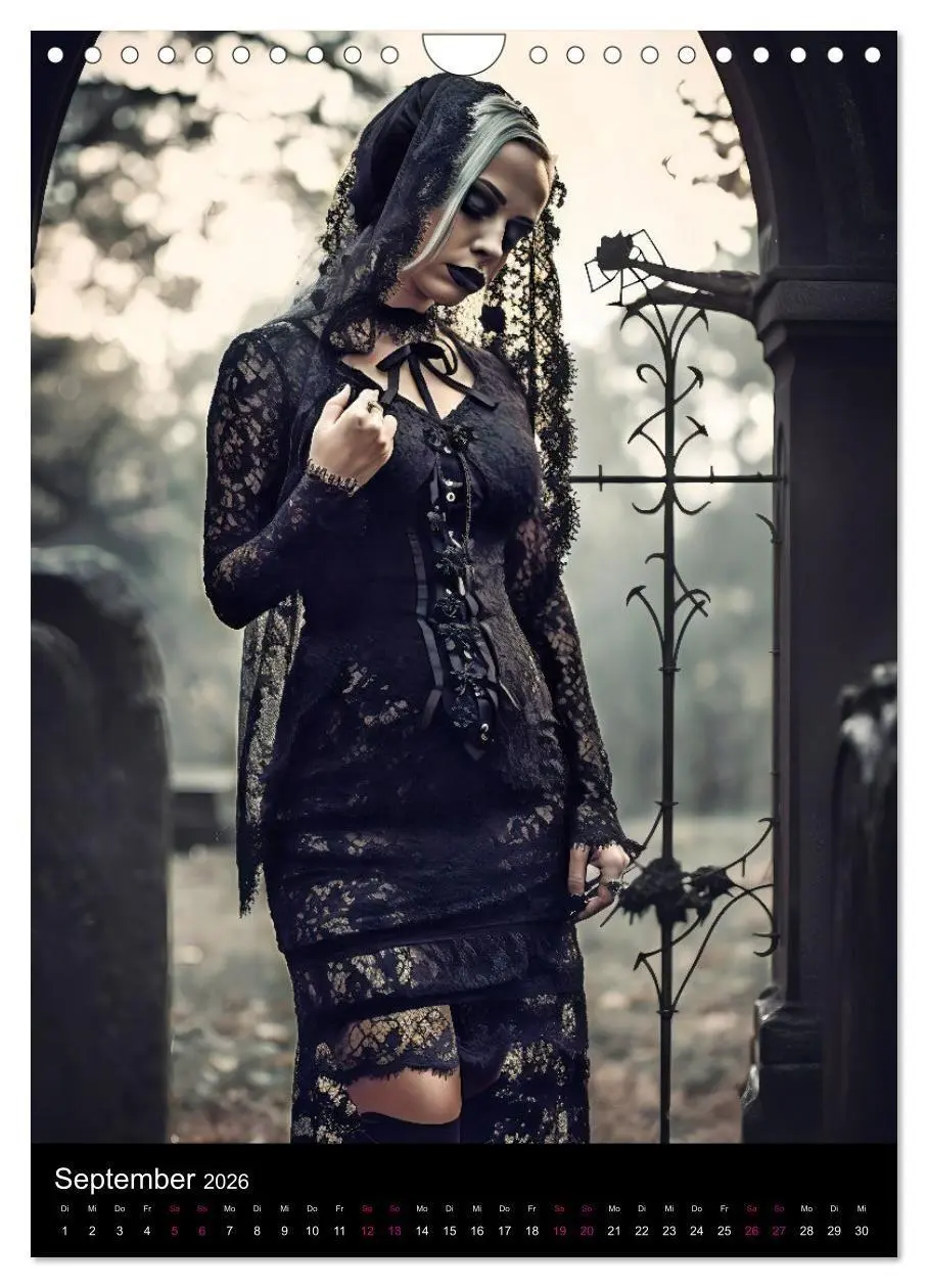 Bild: 9783516321814 | Gothic Kalender - Ein Jahr voller Gothic-Mystik und Eleganz...