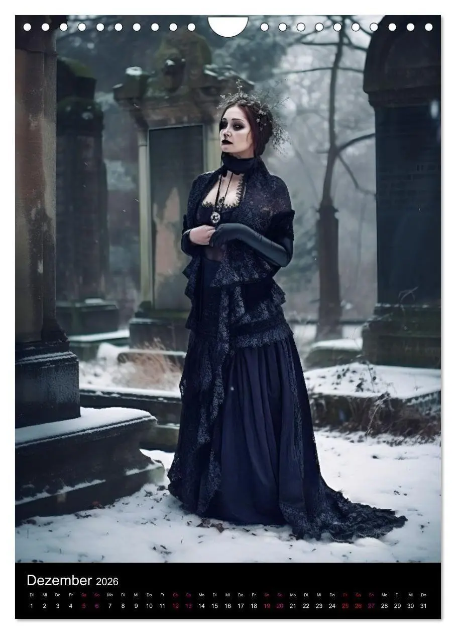 Bild: 9783516321814 | Gothic Kalender - Ein Jahr voller Gothic-Mystik und Eleganz...