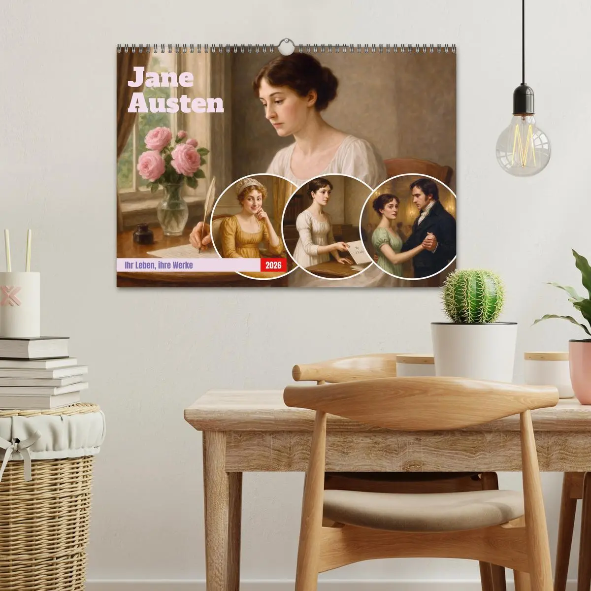 Bild: 9783516631814 | Jane Austen (Wandkalender 2026 DIN A3 quer), CALVENDO Monatskalender