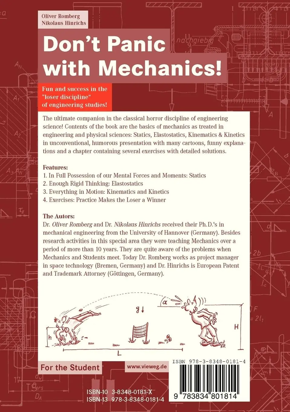 Rückseite: 9783834801814 | Don't Panic with Mechanics! | Oliver Romberg (u. a.) | Taschenbuch