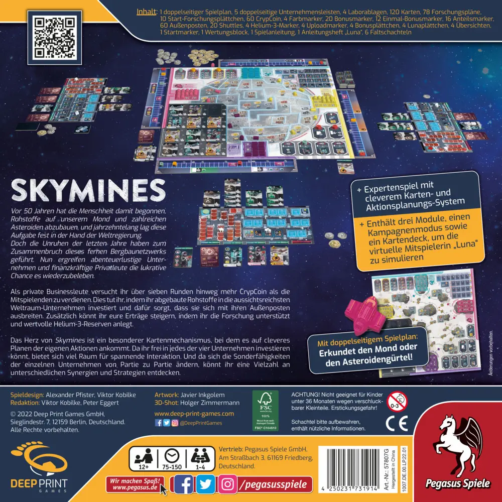 Bild: 4250231731914 | Skymines (Spiel) | Alexander Pfister | Spiel | In Spielebox | 57807G