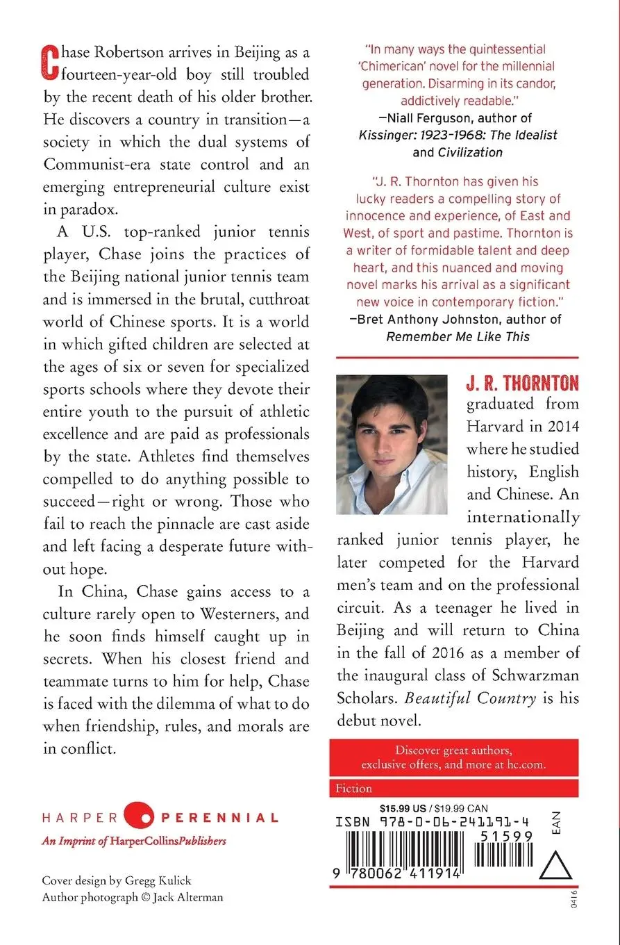 Rückseite: 9780062411914 | Beautiful Country | J. R. Thornton | Taschenbuch | Englisch | 2020
