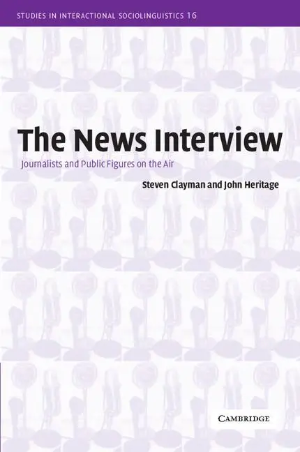 Cover: 9780521011914 | The News Interview | Journalists and Public Figures on the Air | Buch