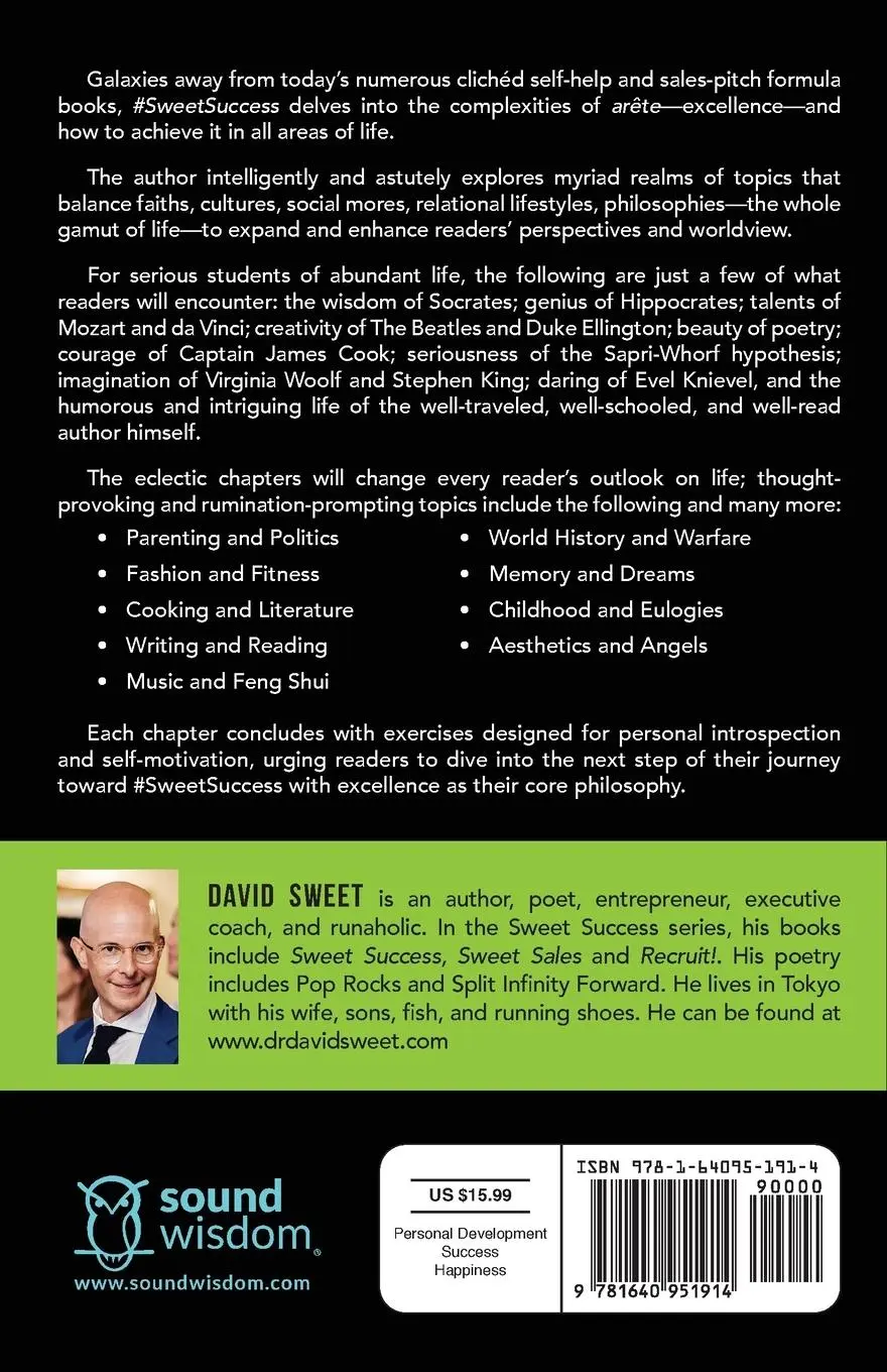 Rückseite: 9781640951914 | Sweet Success: Break Free from What's Holding You Back | David Sweet