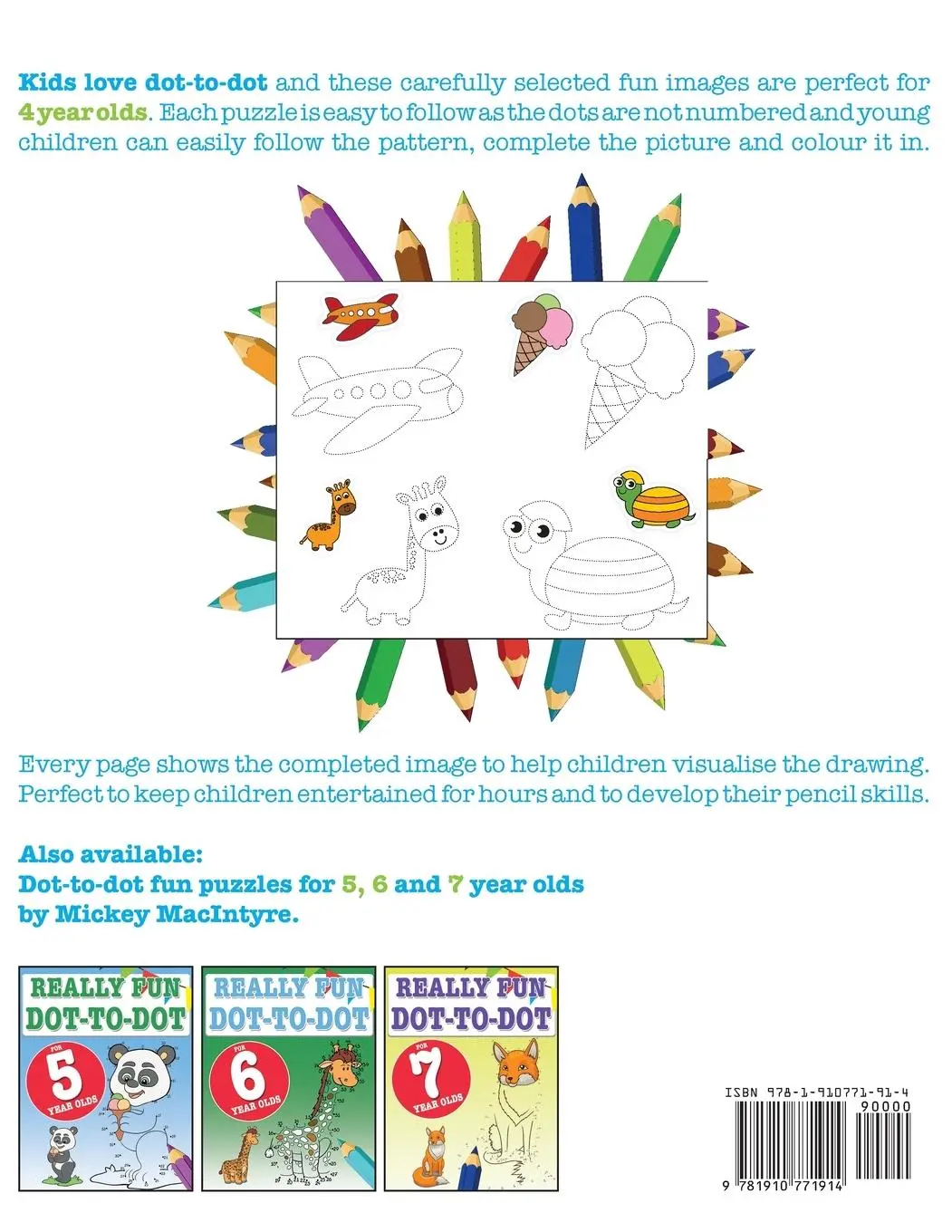 Rückseite: 9781910771914 | Really Fun Dot To Dot For 4 Year Olds | Mickey Macintyre | Taschenbuch