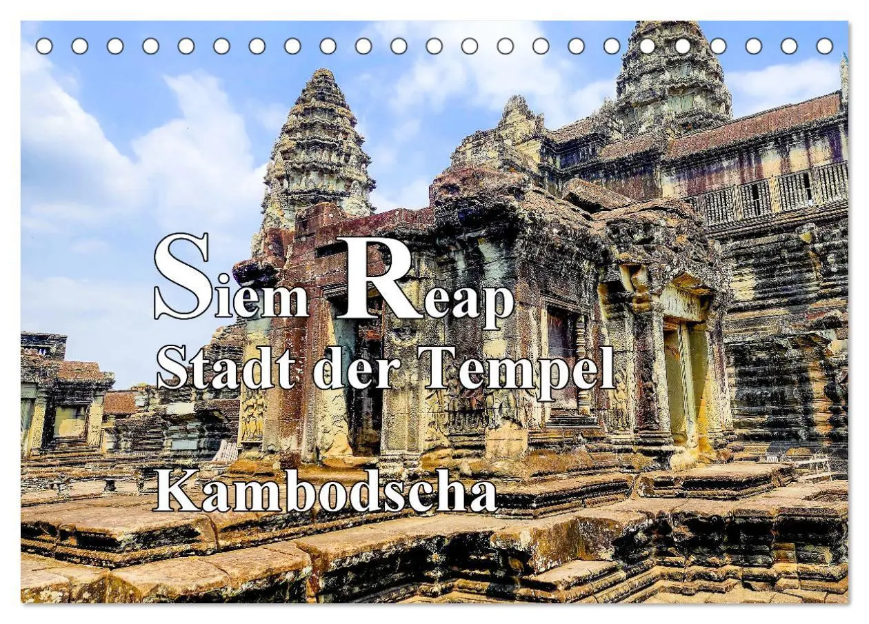 Cover: 9783457391914 | Siem Reap Stadt der Tempel Kambodscha (Tischkalender 2026 DIN A5...