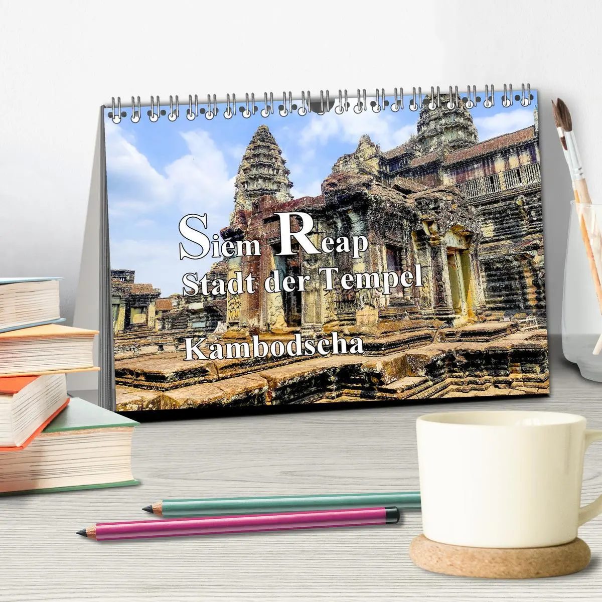 Bild: 9783457391914 | Siem Reap Stadt der Tempel Kambodscha (Tischkalender 2026 DIN A5...