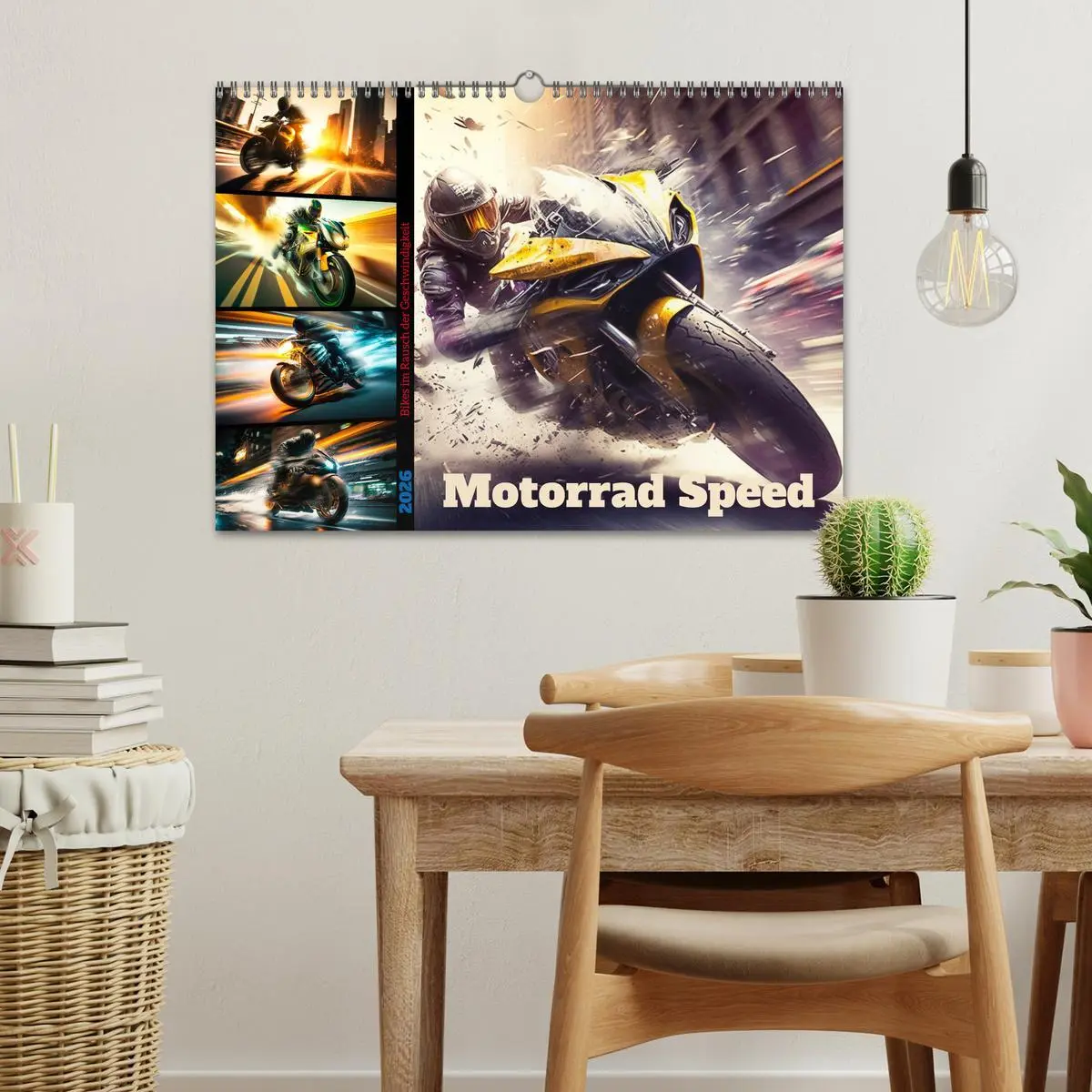 Bild: 9783457531914 | Motorrad Speed (Wandkalender 2026 DIN A3 quer), CALVENDO...