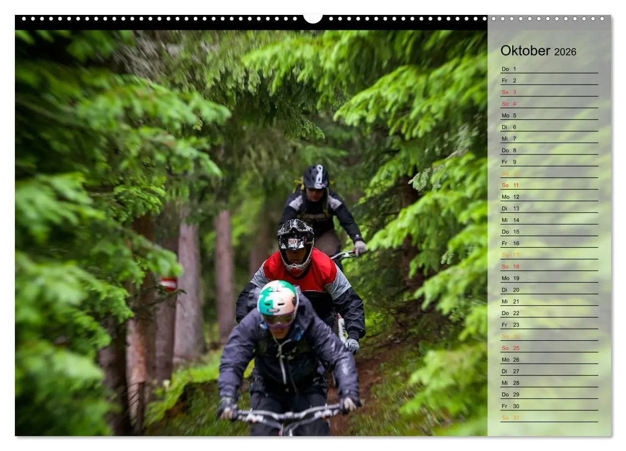 Bild: 9783516001914 | Downhill Moments (Wandkalender 2026 DIN A2 quer), CALVENDO...