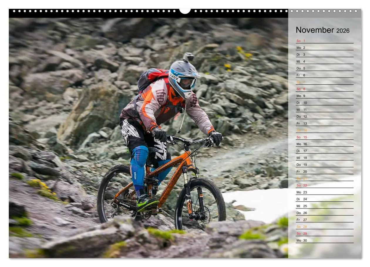 Bild: 9783516001914 | Downhill Moments (Wandkalender 2026 DIN A2 quer), CALVENDO...