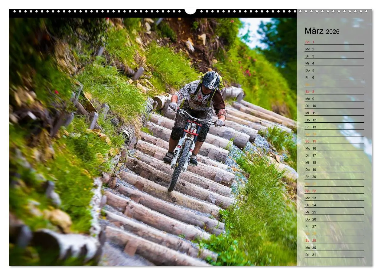 Bild: 9783516001914 | Downhill Moments (Wandkalender 2026 DIN A2 quer), CALVENDO...