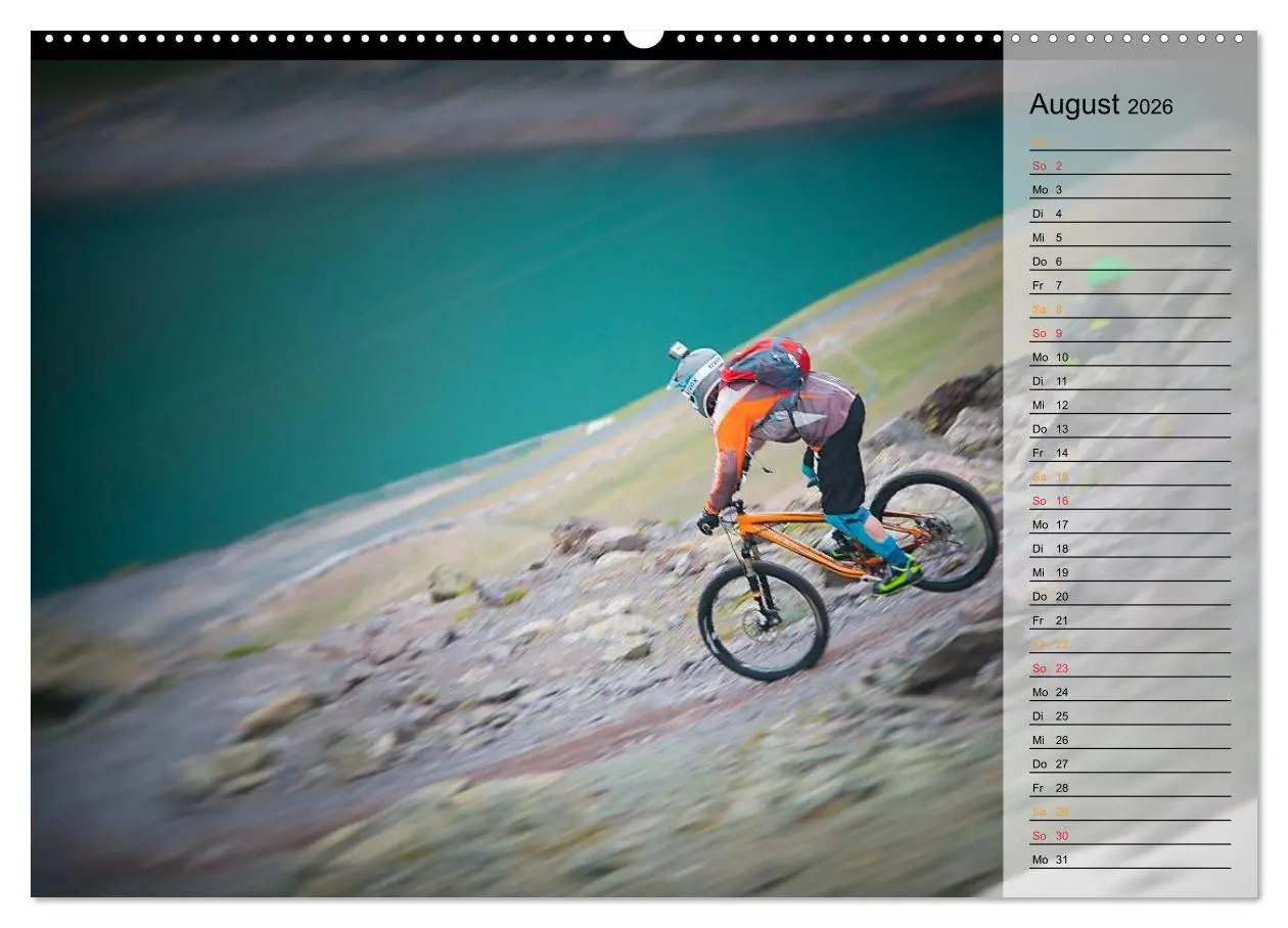 Bild: 9783516001914 | Downhill Moments (Wandkalender 2026 DIN A2 quer), CALVENDO...