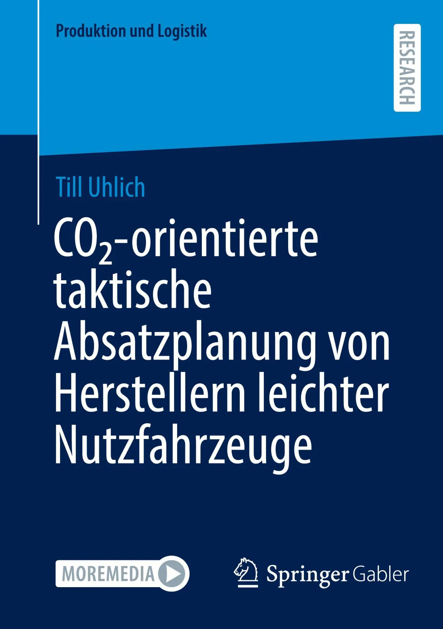 Cover: 9783658501914 | CO¿-orientierte taktische Absatzplanung von Herstellern leichter...