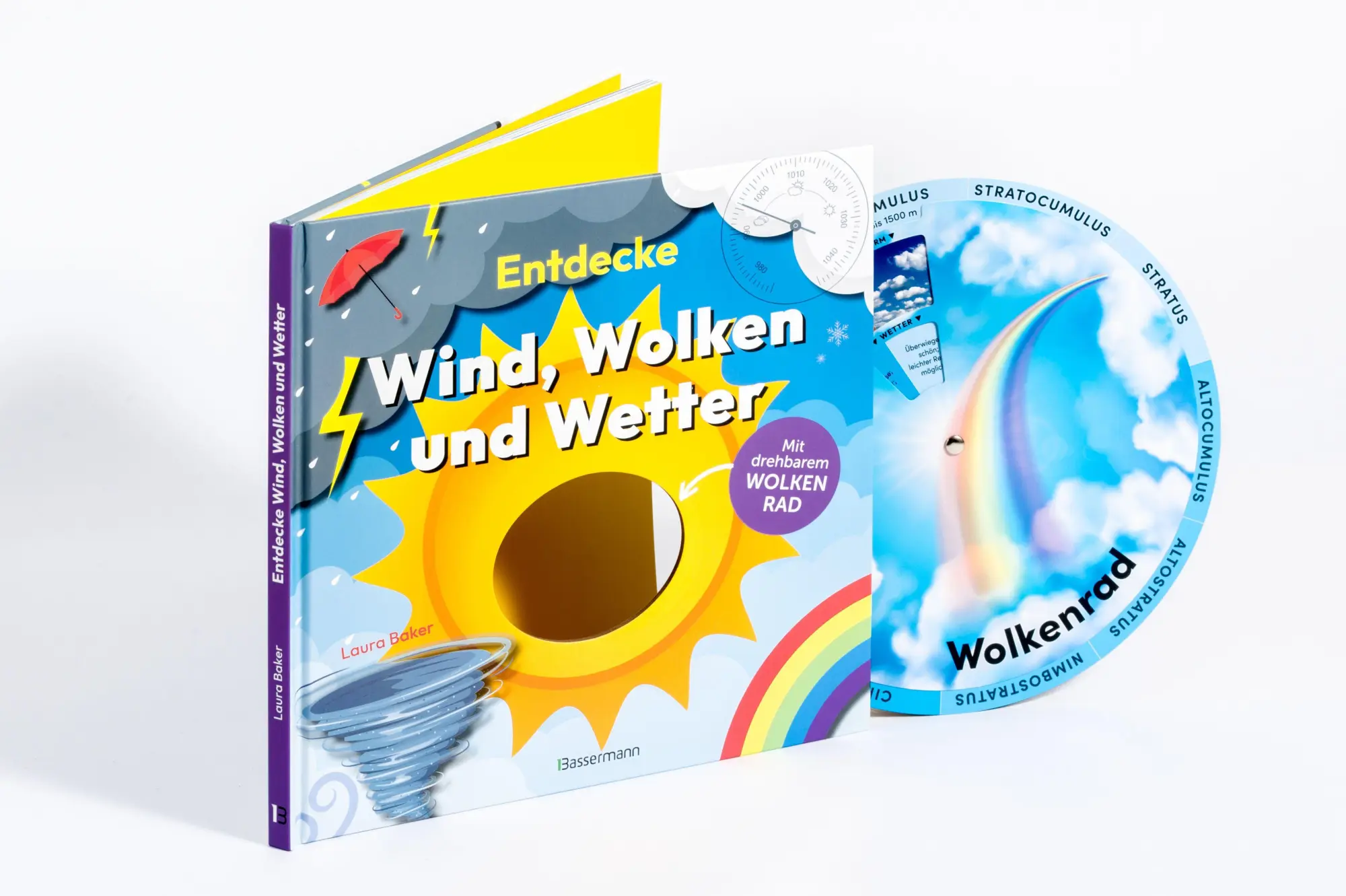 Bild: 9783809451914 | Entdecke Wind, Wolken und Wetter. Mit drehbarem Wolkenrad | Baker