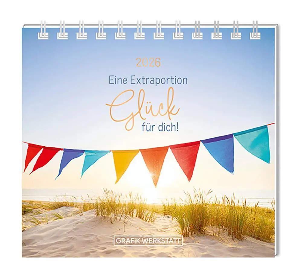 Cover: 9783986361914 | Mini-Kalender 2026 Eine Extraportion Glück für dich! | Mini-Kalender
