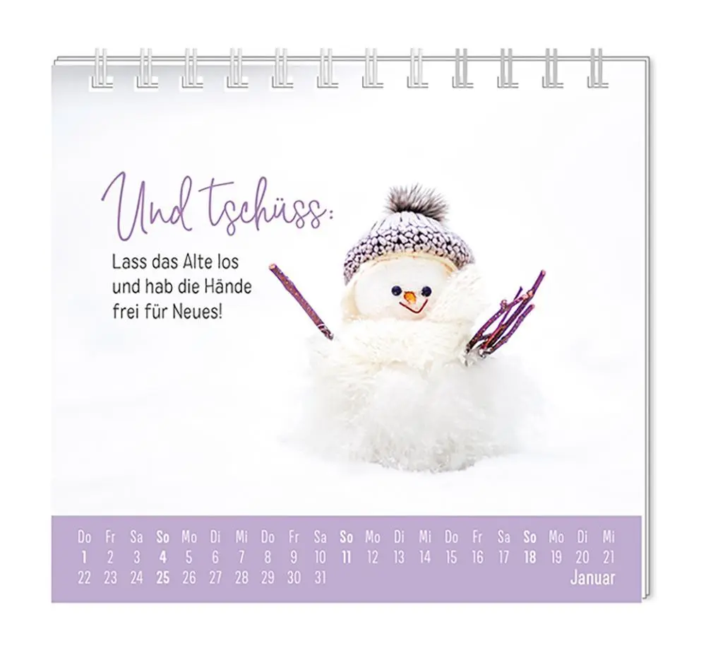 Bild: 9783986361914 | Mini-Kalender 2026 Eine Extraportion Glück für dich! | Mini-Kalender