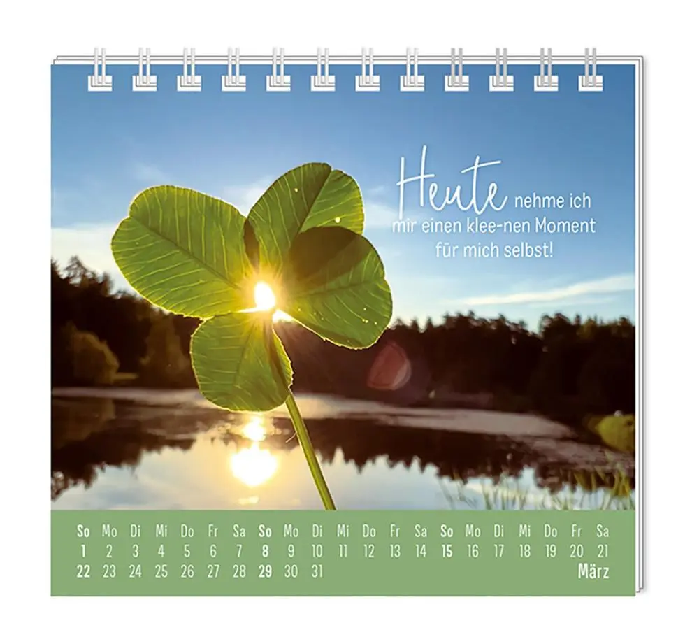 Bild: 9783986361914 | Mini-Kalender 2026 Eine Extraportion Glück für dich! | Mini-Kalender