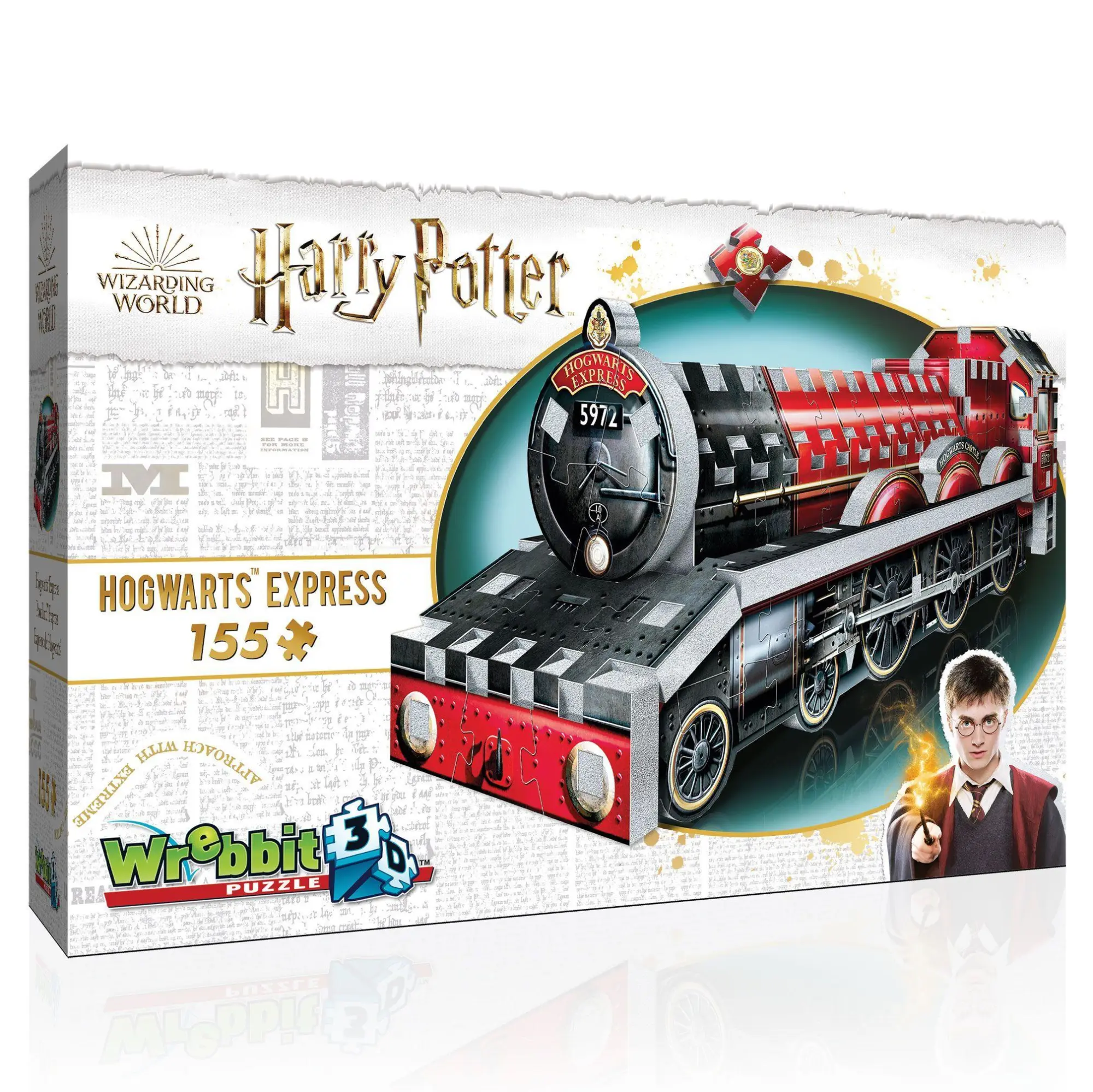 Bild: 665541002014 | Hogwarts Express Harry Potter. 3D-PUZZLE (155 Teile) | Spiel | 34557