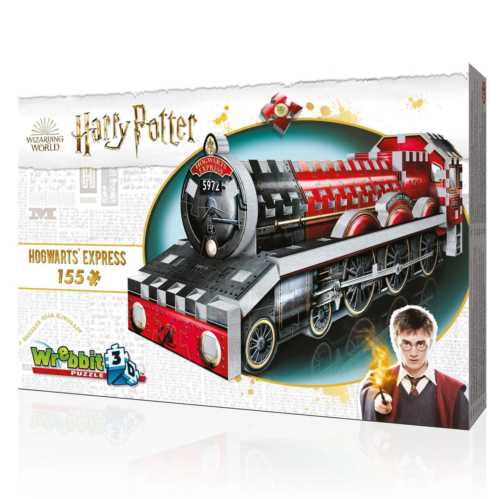 Bild: 665541002014 | Hogwarts Express Harry Potter. 3D-PUZZLE (155 Teile) | Spiel | 34557
