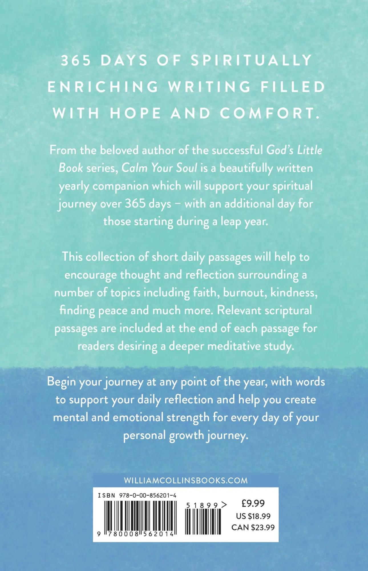 Rückseite: 9780008562014 | Calm Your Soul | A Year of Spiritual Tranquillity | Richard Daly
