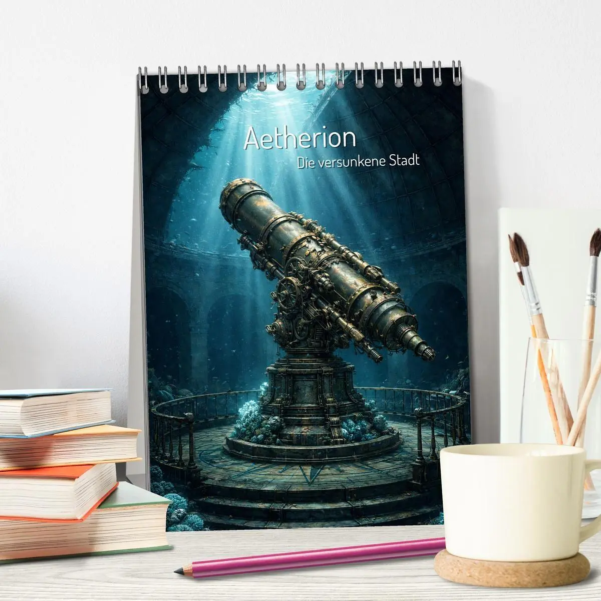 Bild: 9783516822014 | Aetherion - Die versunkene Stadt (Tischkalender 2027 DIN A5 hoch),...