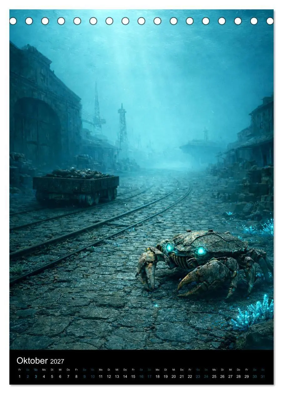 Bild: 9783516822014 | Aetherion - Die versunkene Stadt (Tischkalender 2027 DIN A5 hoch),...