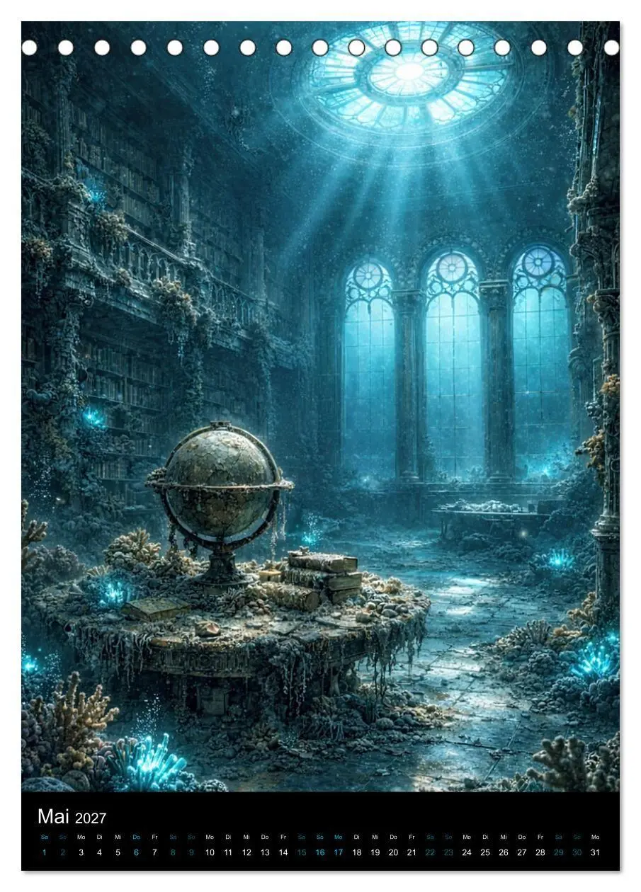 Bild: 9783516822014 | Aetherion - Die versunkene Stadt (Tischkalender 2027 DIN A5 hoch),...