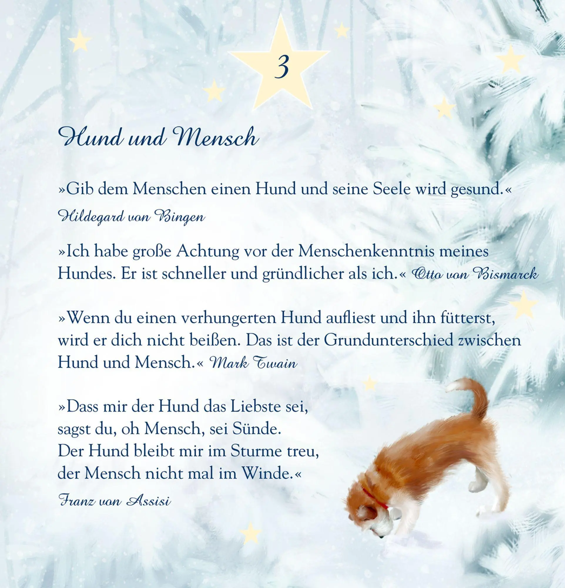 Bild: 4050003972114 | Zettel-Adventskalender - Weihnachten auf vier Pfoten | Susan Niessen