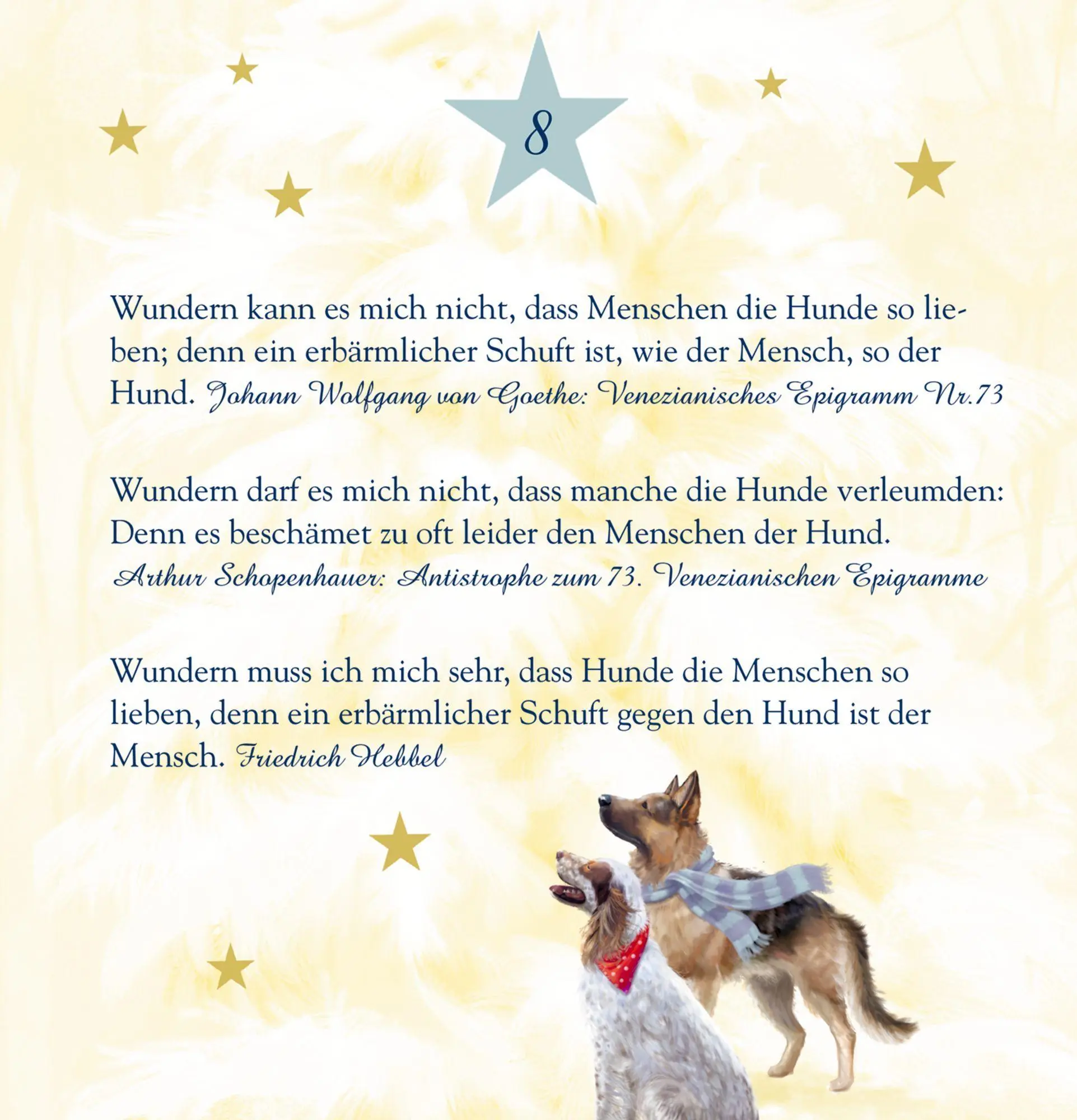 Bild: 4050003972114 | Zettel-Adventskalender - Weihnachten auf vier Pfoten | Susan Niessen