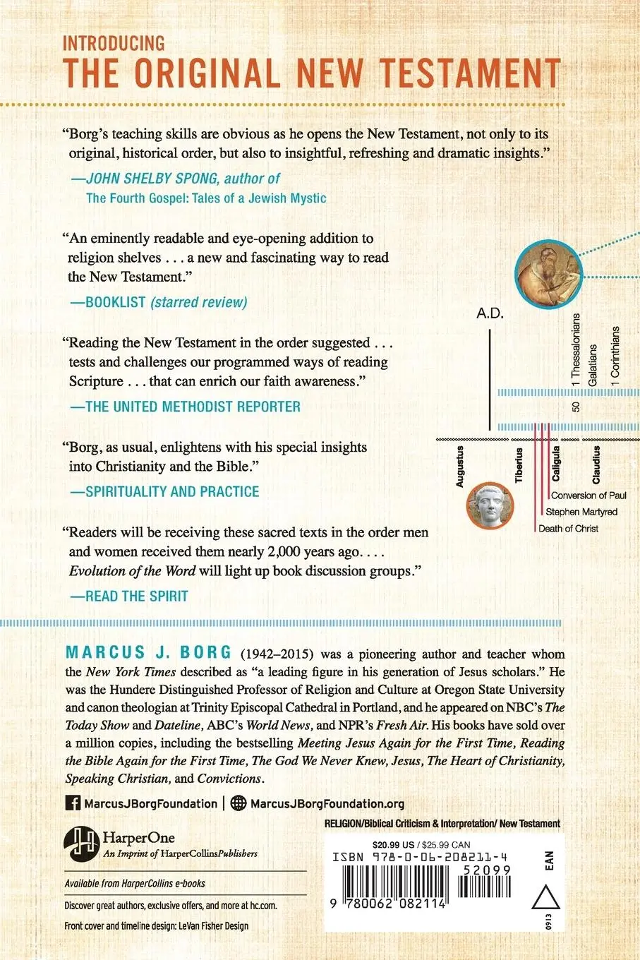 Rückseite: 9780062082114 | Evolution of the Word | Marcus J. Borg | Taschenbuch | Englisch | 2020