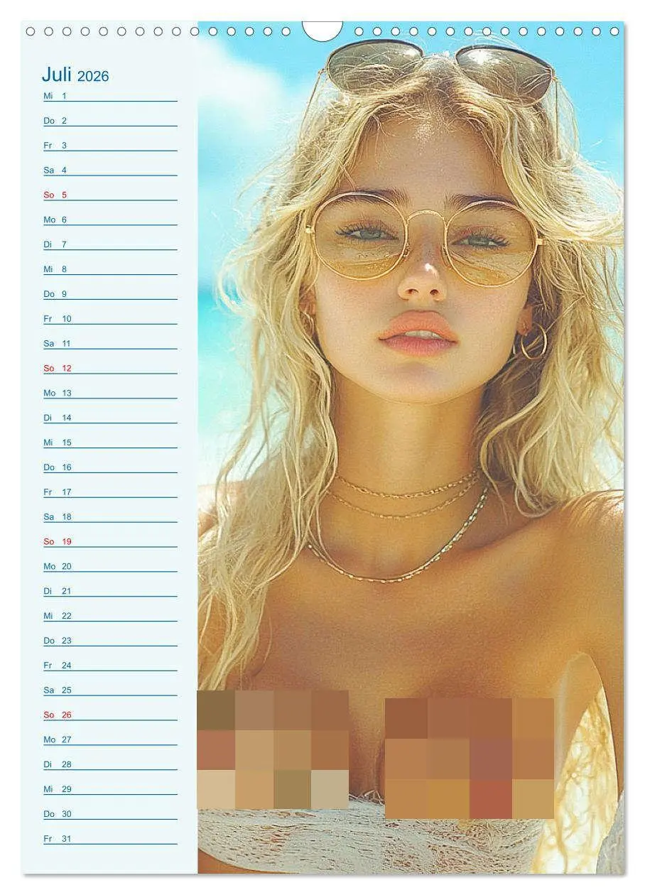 Bild: 9783457272114 | Stranderotik. Heißer Sommer und schöne Frauen am Meer (Wandkalender...