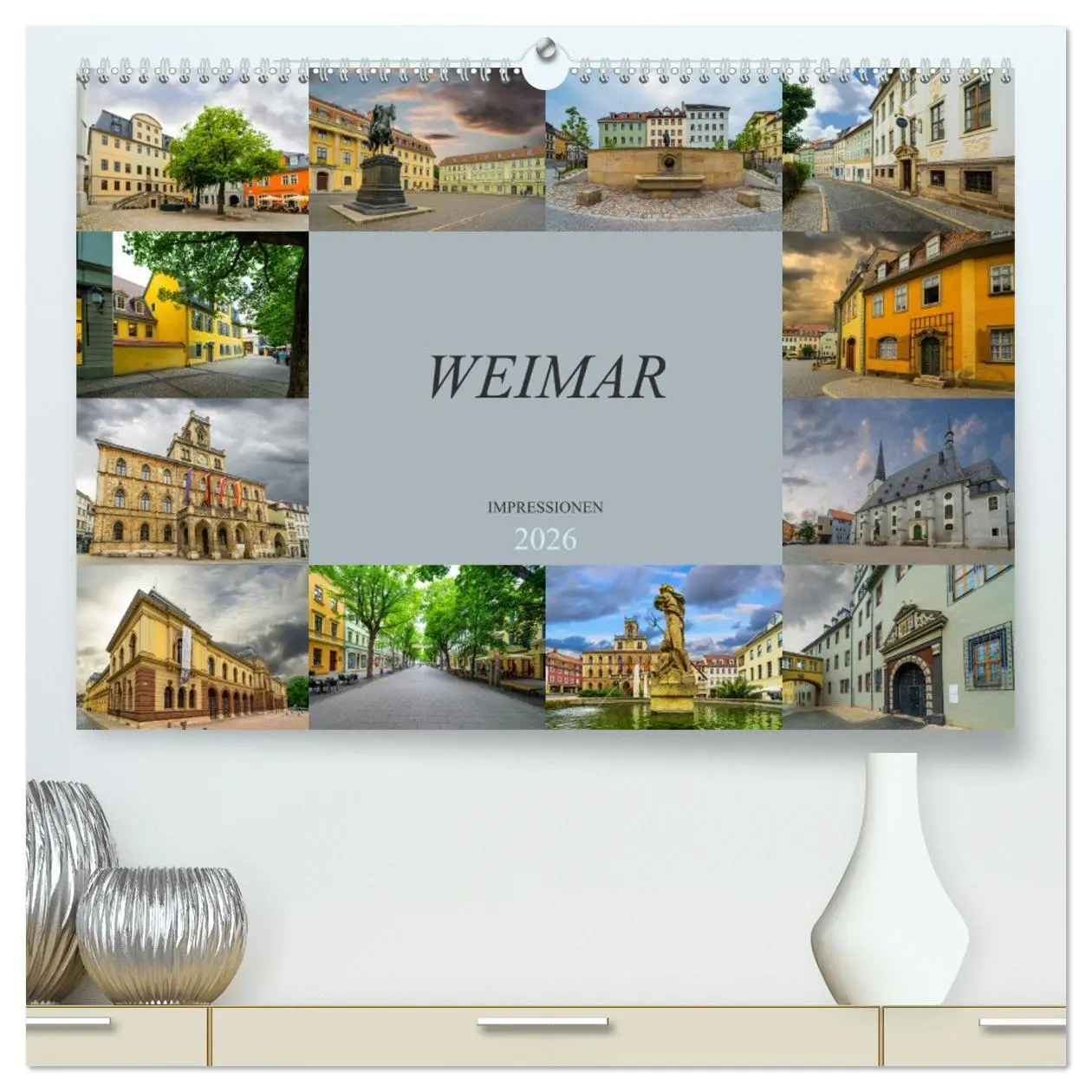 Cover: 9783457722114 | Weimar Impressionen (hochwertiger Premium Wandkalender 2026 DIN A2...