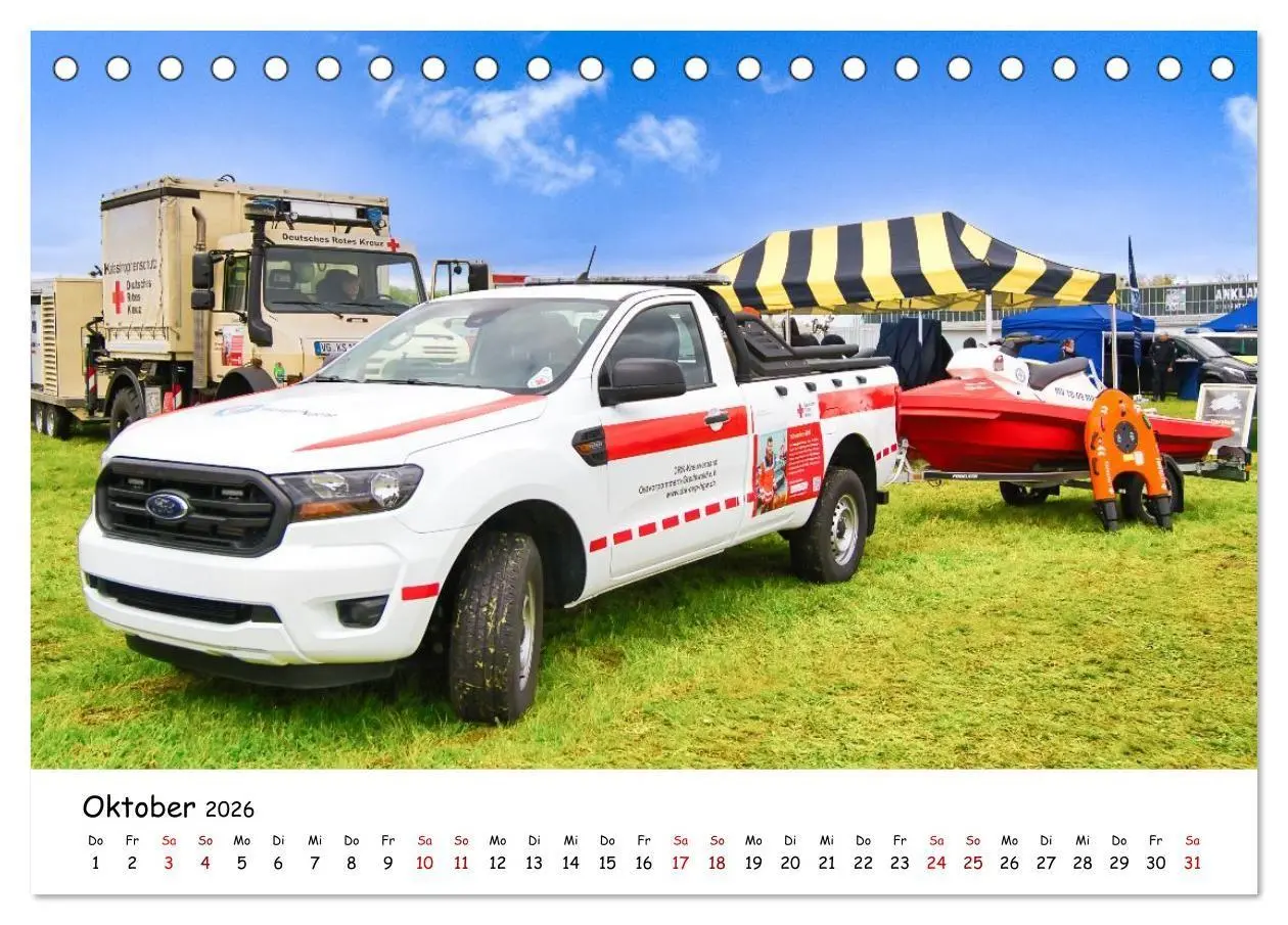Bild: 9783516672114 | Blaulichttag, unsere Retter! (Tischkalender 2026 DIN A5 quer),...